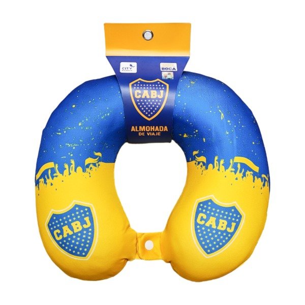 Producto - Almohada de Viaje Oficial Boca Juniors