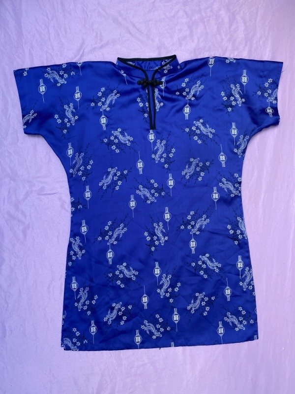 Producto - Vestido Qipao azul