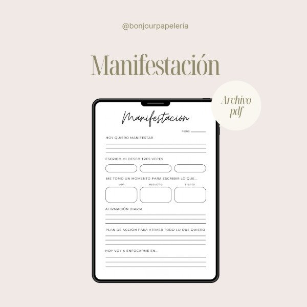Producto - ARCHIVO DIGITAL Manifestación
