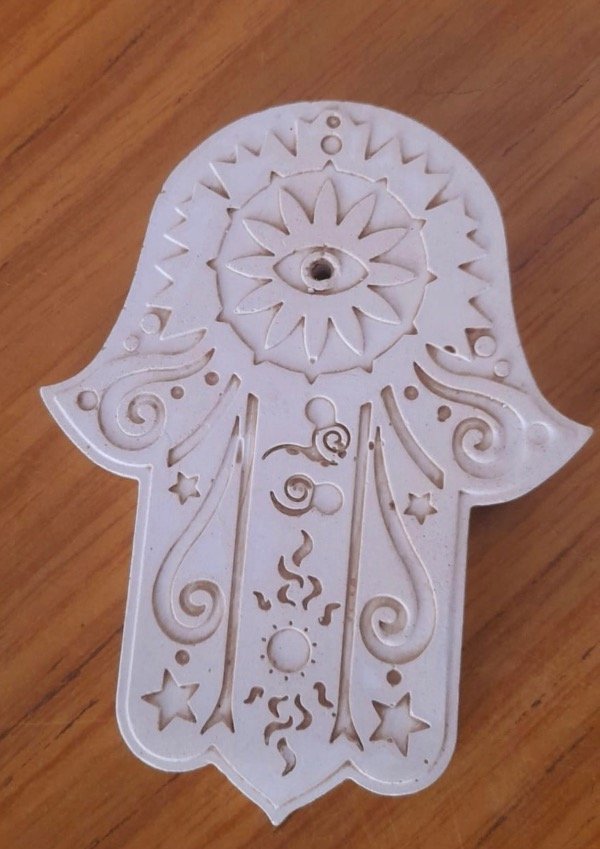 Producto - Portasahumerio mano fatima Patinado