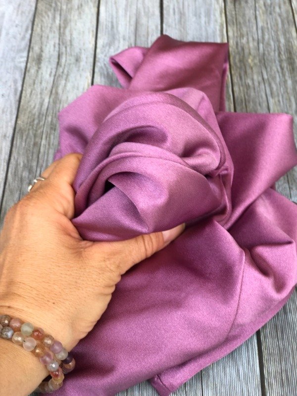 Calza larga malva brillante — imagen 3