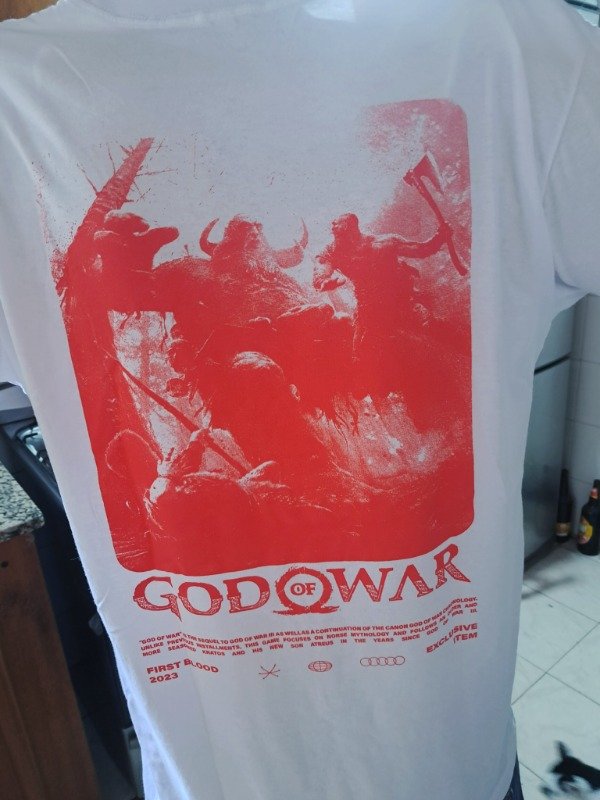 REMERA "KRATOS" GOD OF WAR 2018 — imagen 2