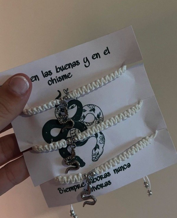 Producto - set amigas viboras x3
