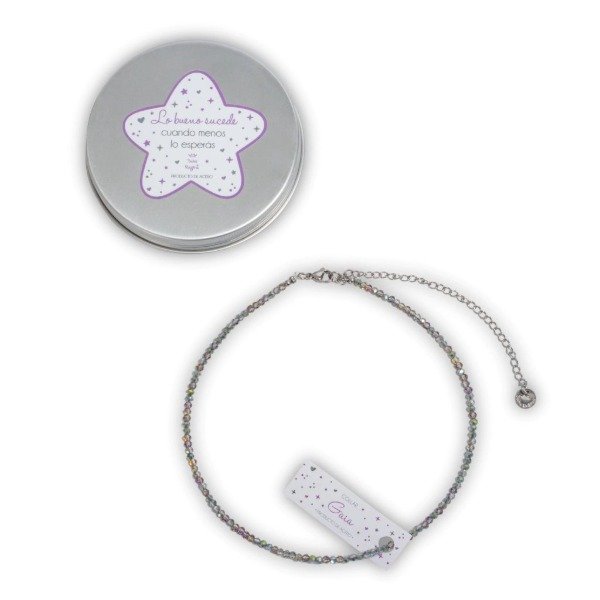 Producto - Collar Gaia Platino - Acero quirurgico