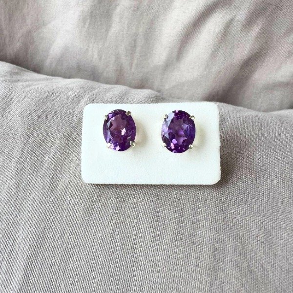 Producto - AROS PERNO AMATISTA FACETADA