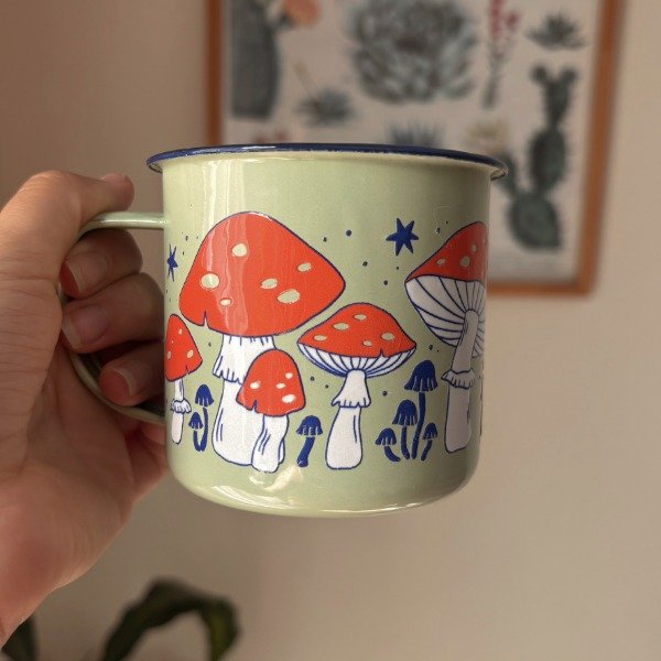 Producto - Jarrito Enlozado Hongos