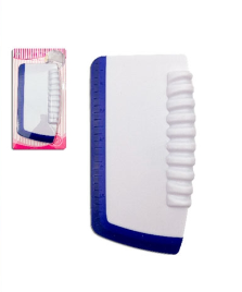 Producto - ESPATULA SCRAPPER LISA C/REGLA PLASTICA 17 CM EN BLISTER