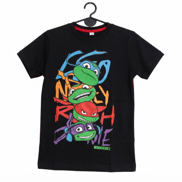 Remera manga corta infantil tortugas ninja t.12