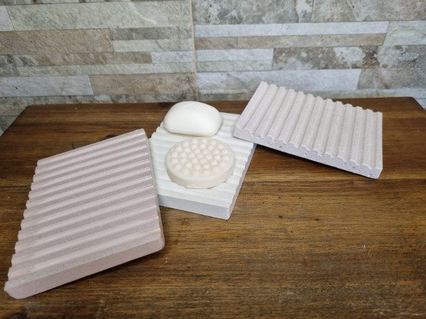 Producto - Jabonera Cemento Rayas