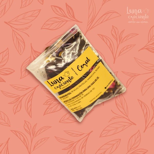 Producto - Coral-Té rojo,Frutillas,Maracuyá,Rosas,Jazmín