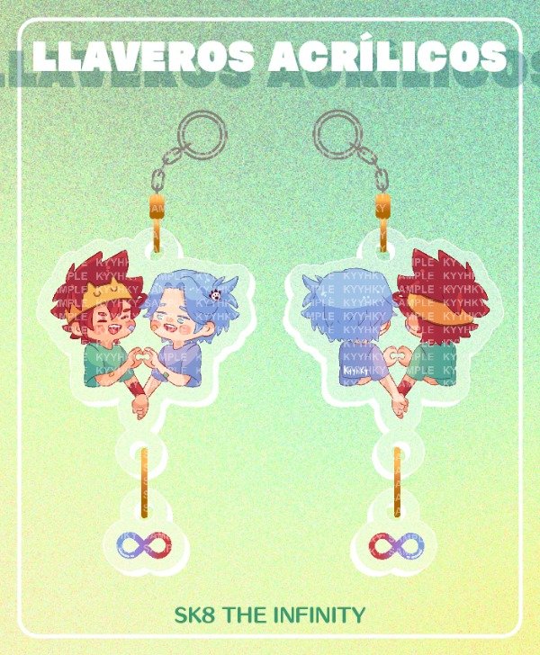 Producto - LLAVERO - SK8 THE INFINITY