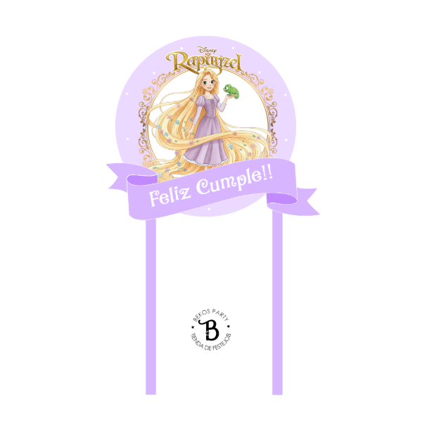Producto - Topper Torta Rapunzel