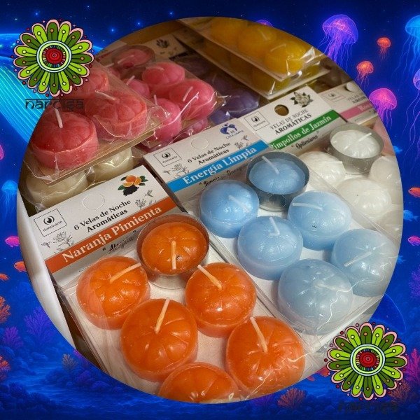 Producto - Vela noche aromática x6