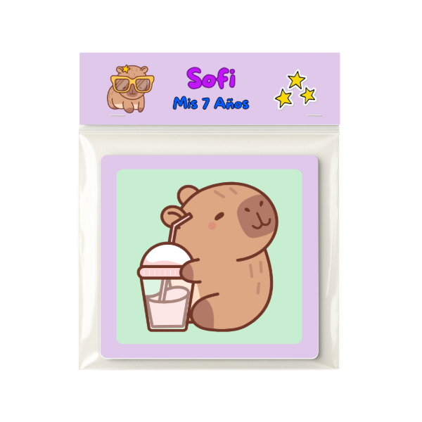 Producto - Memotest personalizado en bolsita de polipropileno Pack x10