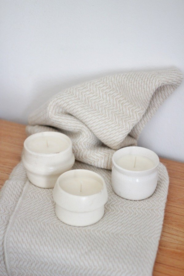 Producto - Vela Tótem - blanco piedra - - 1