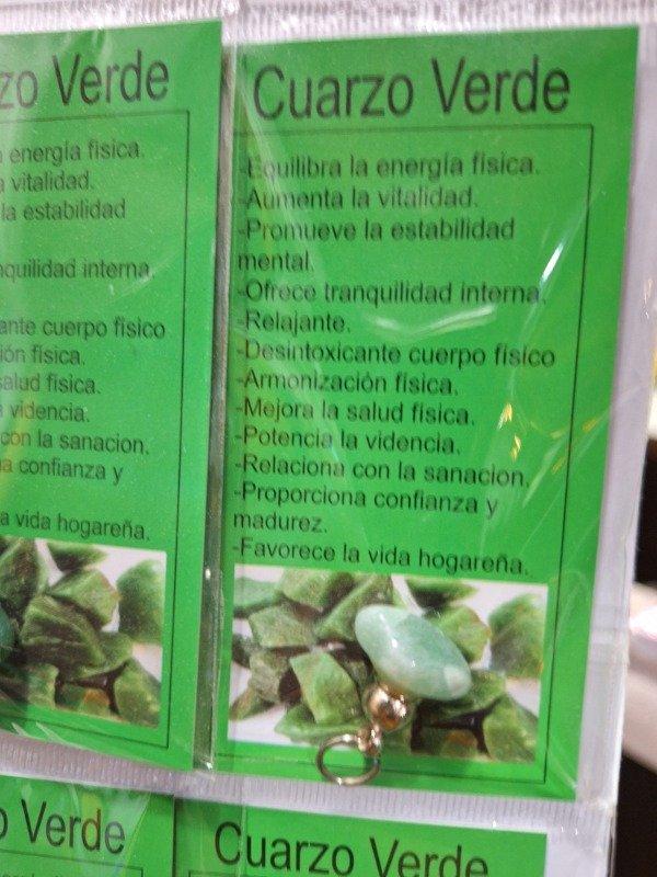 Producto - Dije Cuarzo Verde 2 a 3cm - 3