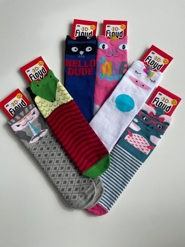 Producto - Media floyd 3D media caña T.4 (36 AL 40) cod 3387