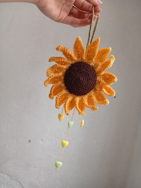 Producto - Colgante grande girasol
