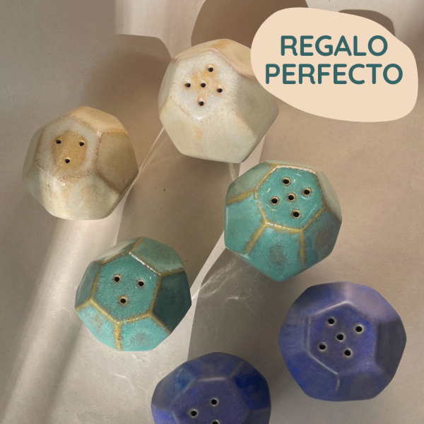 Producto - Salero y Pimentero de gres