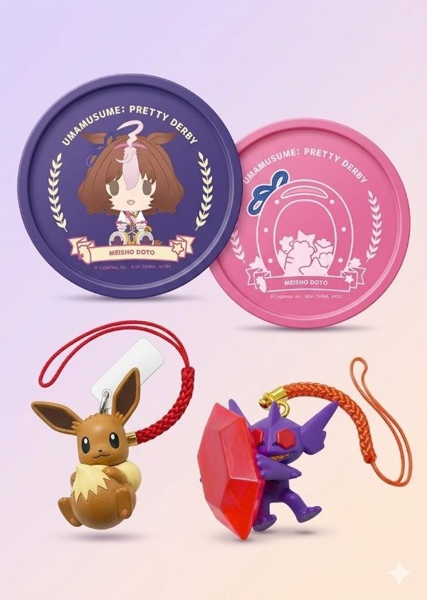 Producto - Llaveros y Posavasos Originales - Pokemon y Uma Musume