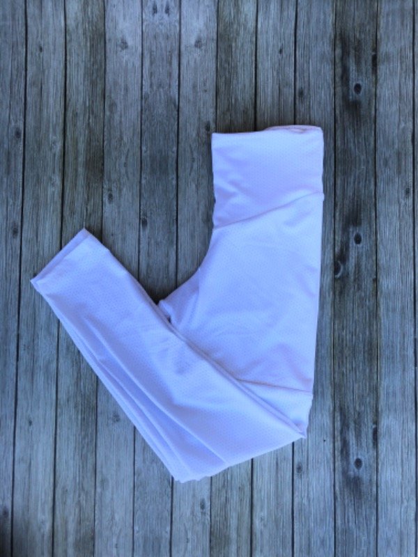 Calza larga dryfit blanca