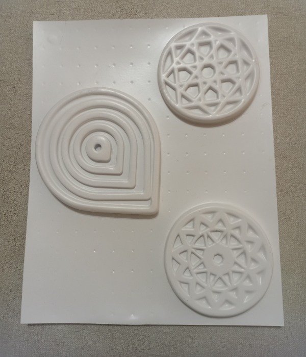 Producto - Molde x 2 posavasos + 1 porta sahumerio
