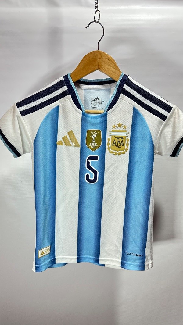 Producto - Paredes Argentina Titular 2026 Oficial Mundial EE.UU/Canada/Mexico Niños
