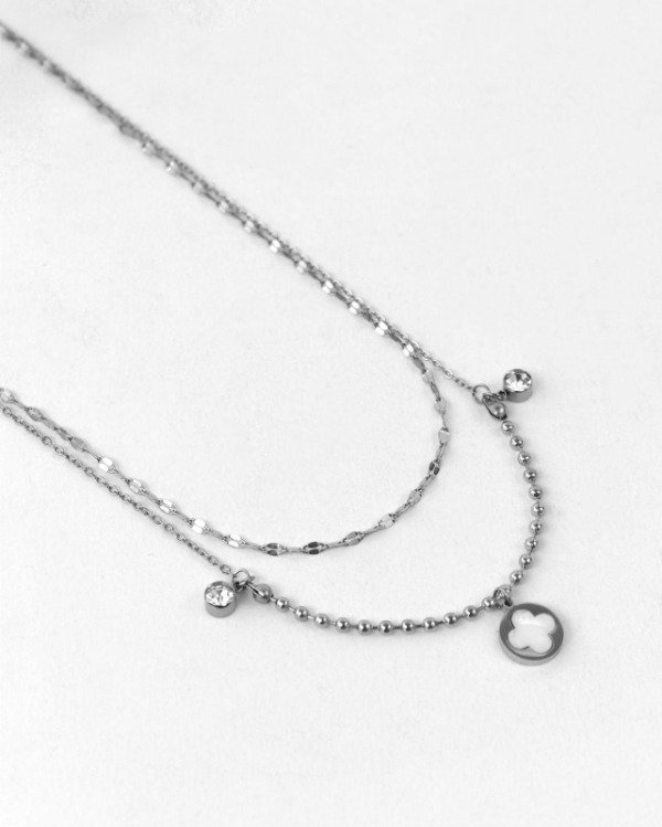 Producto - Collar Ainho Plateado