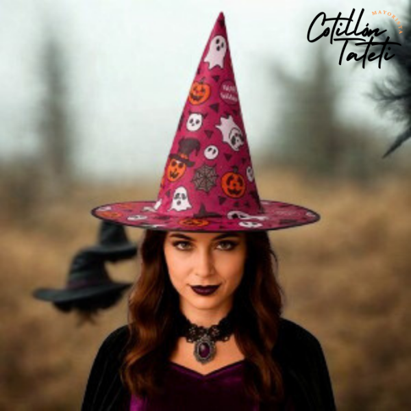 Producto - GORRO BRUJA ESTAMPADO