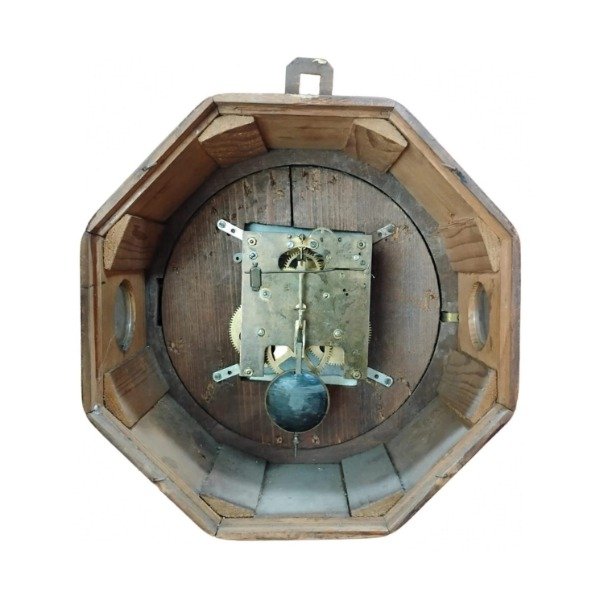 Producto - Reloj Casa Escasany-Aleman D.R.G.M. 1092862-Ojo de buey-Funciona-Llave original - 7