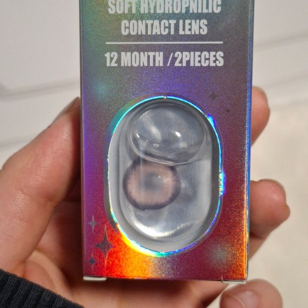 Producto - Lentes de contacto (medios rositas) + estuche/aplicador Ds.Flower