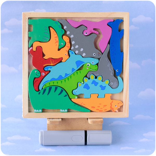 Producto - Encastre de Madera - Dinosaurios
