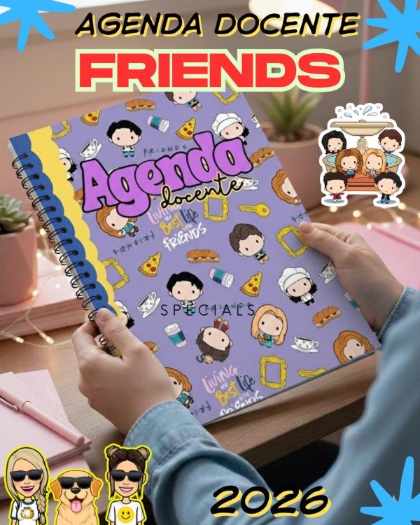 Producto - AGENDA DOCENTE 2026. FRIENDS