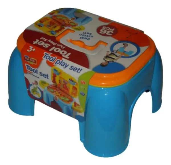 Producto - Banquito Guardatodo + Set De Herramientas