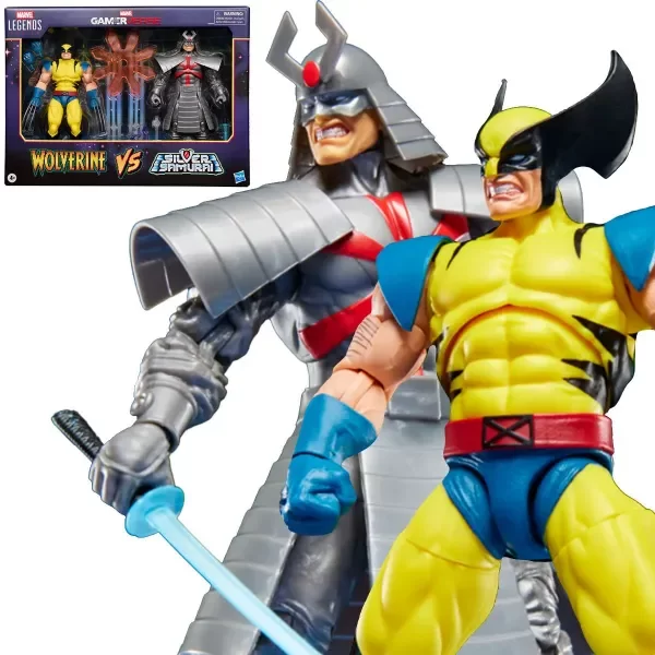 Producto - MARVEL LEGENDS PACK DOBLE DE GAMEVERSE WOLVERINE VS SILVER SAMURAI