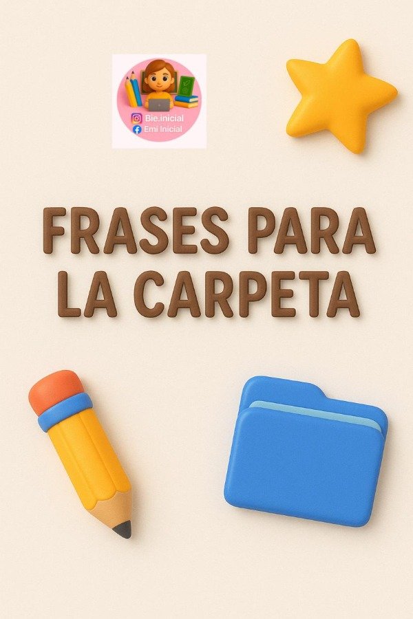 Producto - "FRASES PARA LA CARPETA"