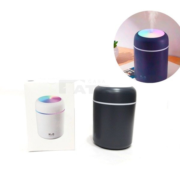 Producto - Humidificador de Agua Rgb Negro 300ml