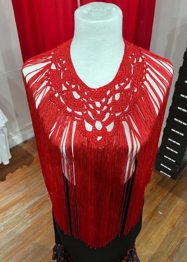 Producto - Collar de flecos Lola STOCK EN ROJO
