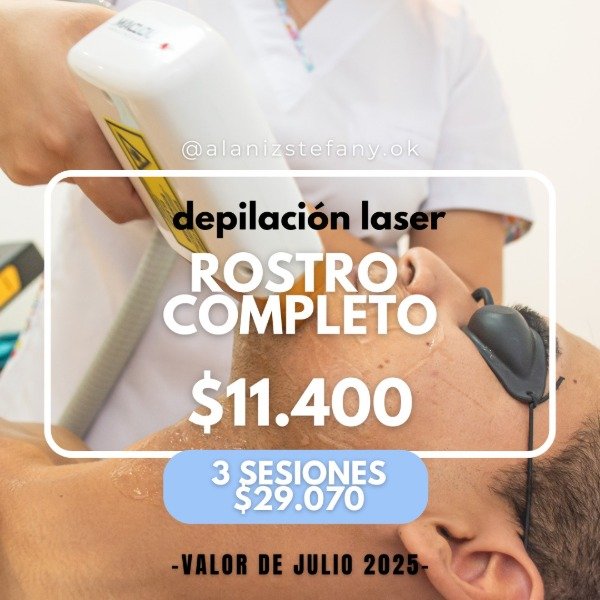 Producto - 1 sesion en rostro completo - VALOR AGOSTO