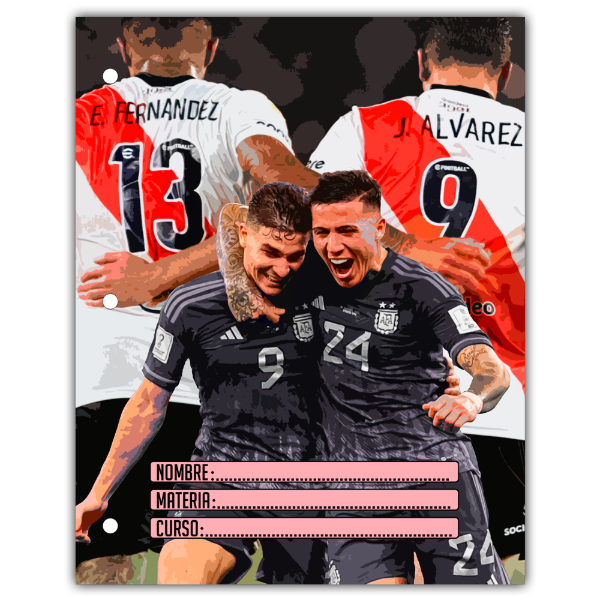 Producto - Carátula Separadores N3 River Plate Diseño 21