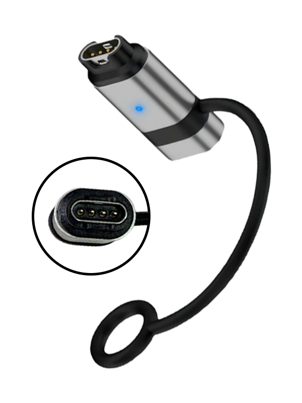 Producto - ADAPTADOR PARA CARGAR SMARTWATCH GARMIN MODELOS VARIOS - 4 PINES