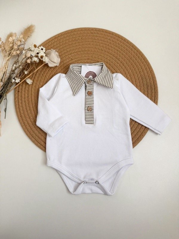 Producto - Body pergamino rayado