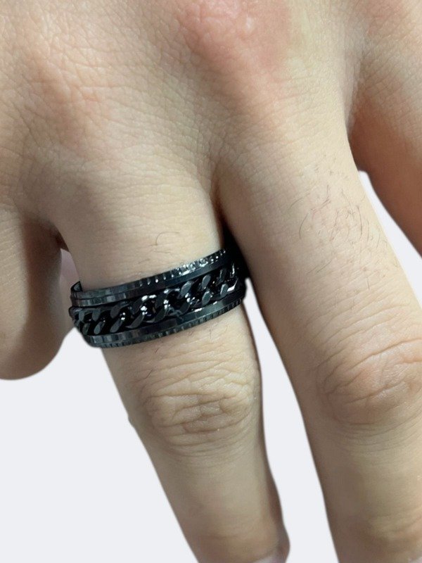 Producto - Anillo Chain Black