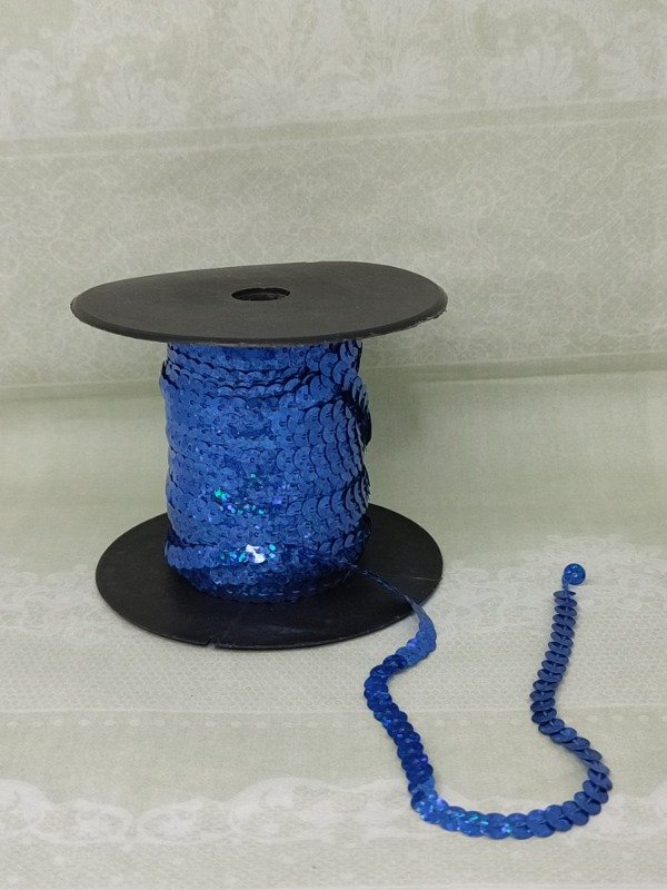 Producto - Lentejuela azúl x metro