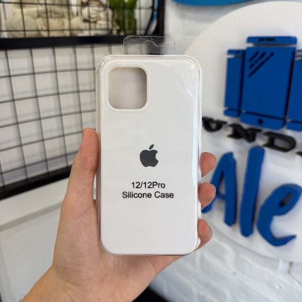 Producto - Silicone Case Blanca - iPhone 12/12 Pro
