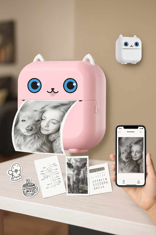 Producto - Mini Impresora Térmica Gatito