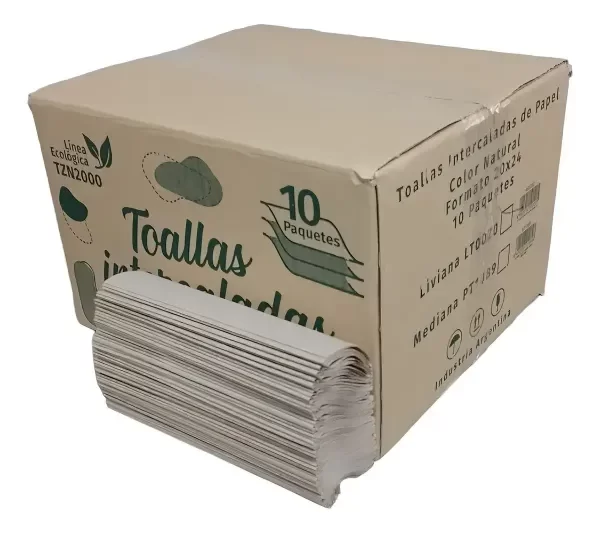 Producto - Toallas Intercaldas Alumax Beige x 1500u