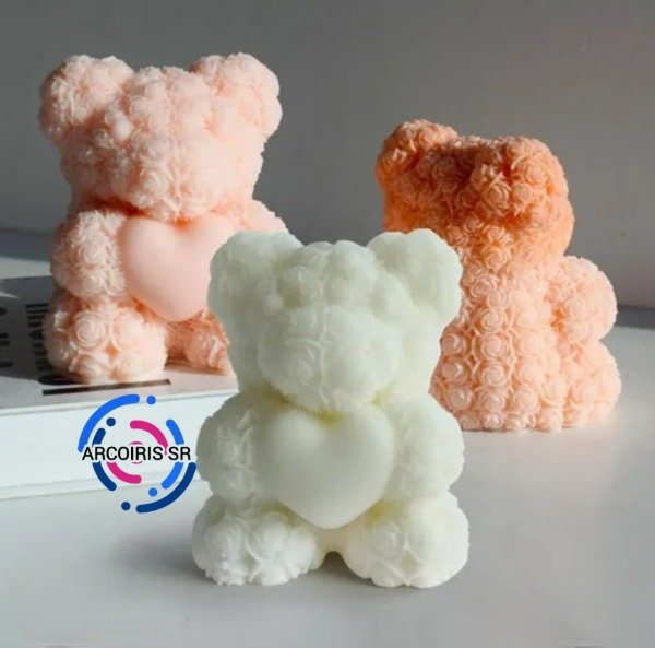 Producto - Molde OSO rosas corazón