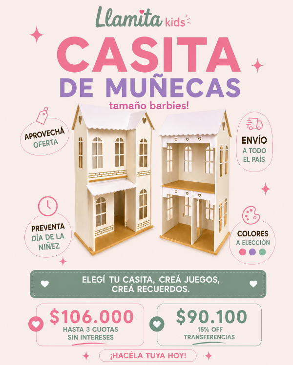 Producto - Casita de muñecas PREVENTA