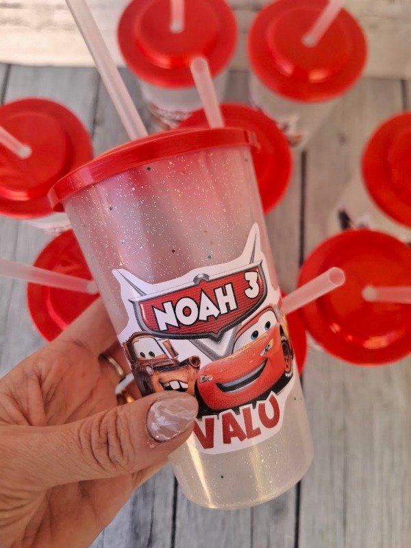 Producto - Vaso Glitter Agus Souvenirs pack x10 - 6